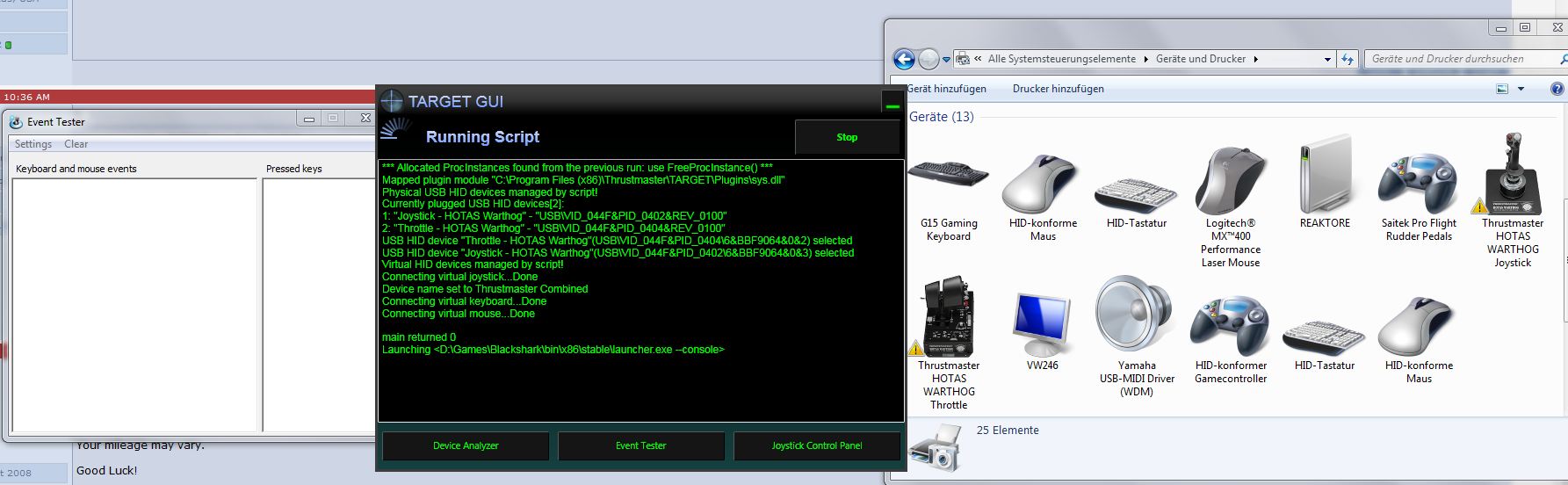 Thrustmaster Combined Joystick problem - Controller Questions and Bugs - ED  Forums