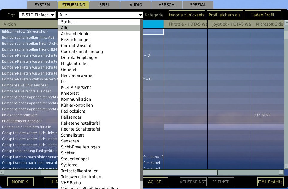 P-51 Weapon related Shortcuts are gone! - Bugs and Problems
