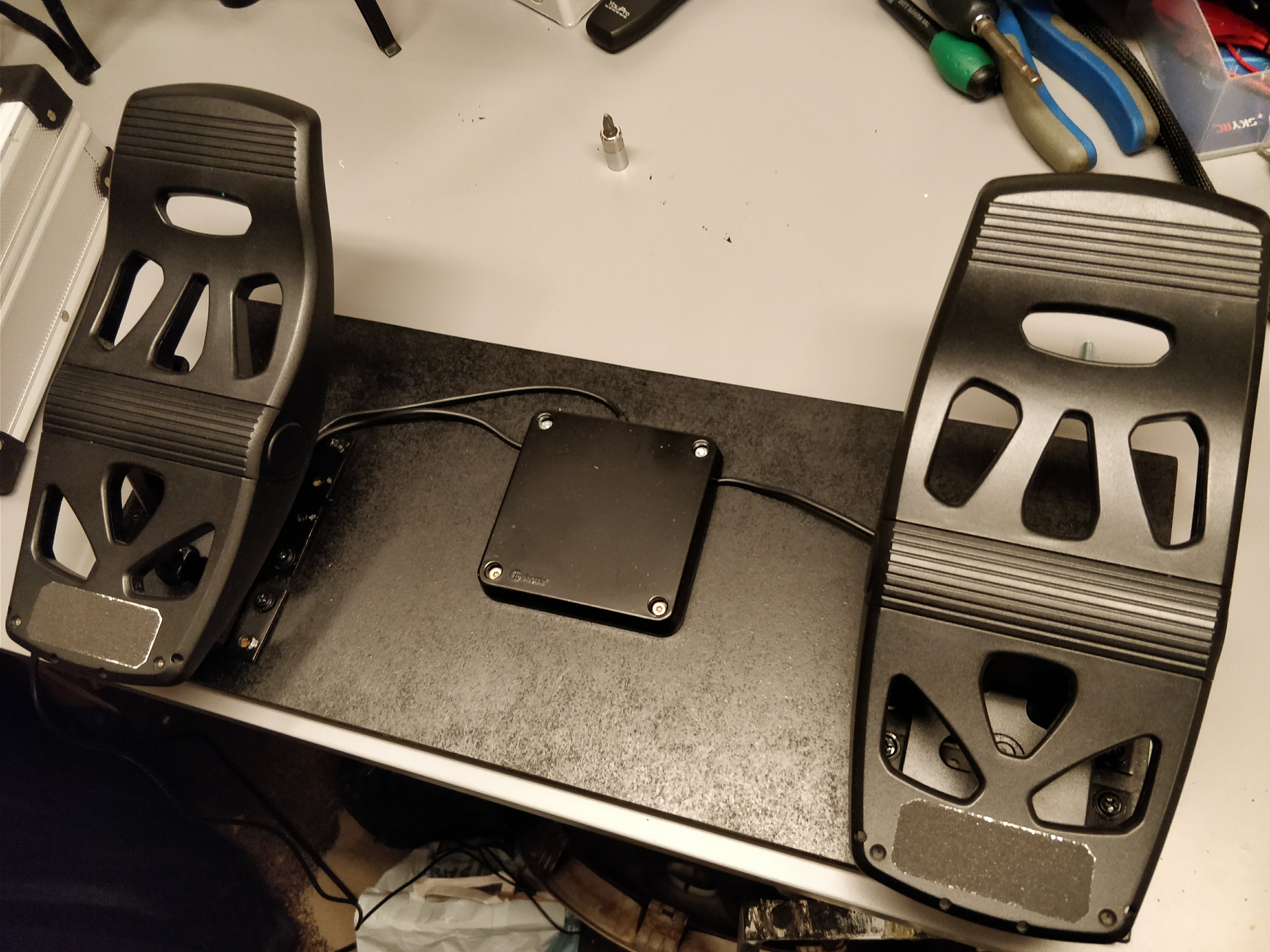 Thrustmaster TFRP Rudder pedals RJ-12 output? - PC Hardware and Related  Software - ED Forums