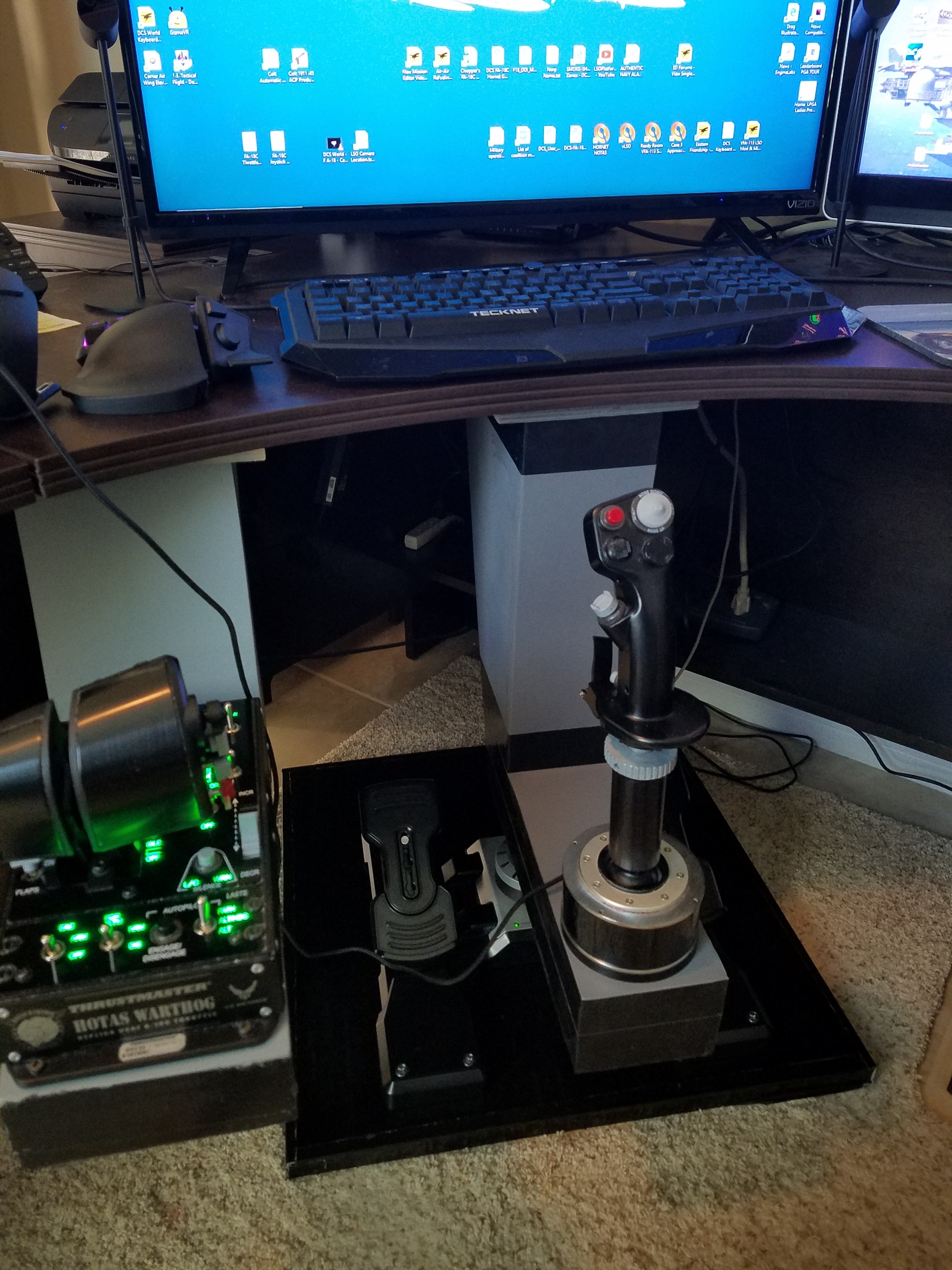 HOTAS table mount par monstertech - Check-Six Forums