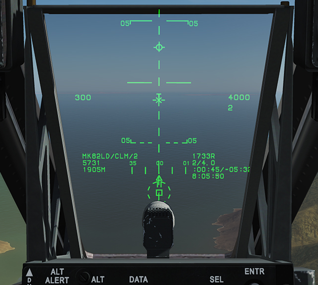 Bug HUD terrain elevation display not right Flaming Cliffs 3