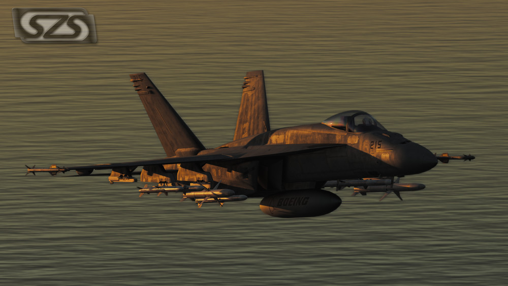 SZS F/A18 Super Project Flyable/Drivable Mods for DCS World