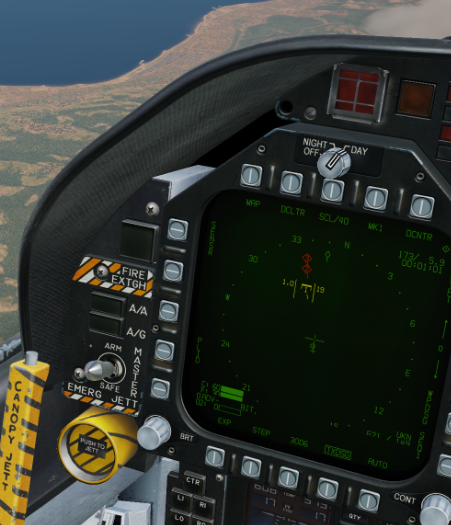 F/A-18C DDI Hornet Cockpit Simulator Flight MFD Other Instruments DCS or  Falcon