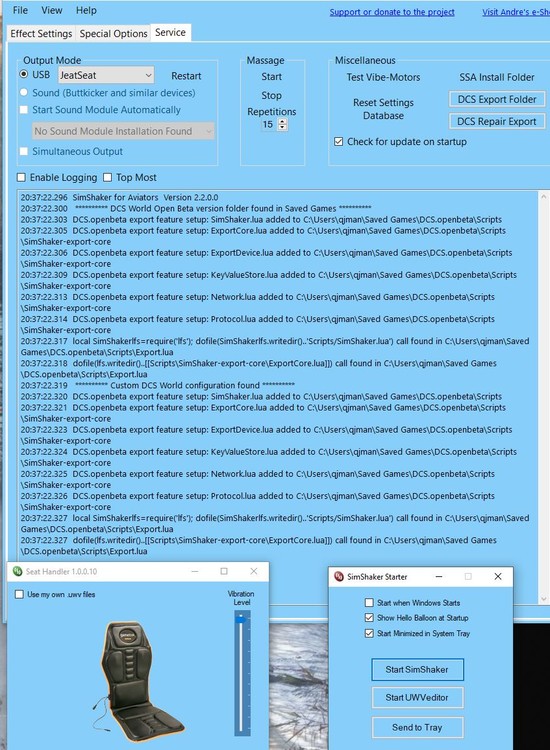 Simshaker Aviators no working.JPG
