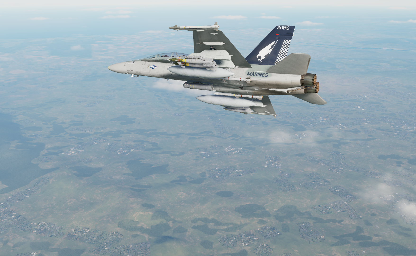 VSN F/A-18D Hornet with F/A-18C Cockpit - Flyable/Drivable Mods for DCS  World - ED Forums
