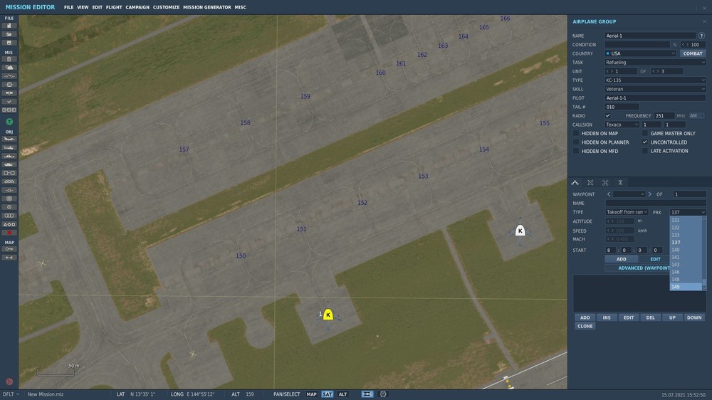Andersen AFB Parking spots 150+