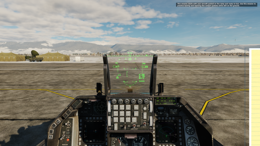 Kneeboard appearing too far to the right DCS F16C Viper Tutorials