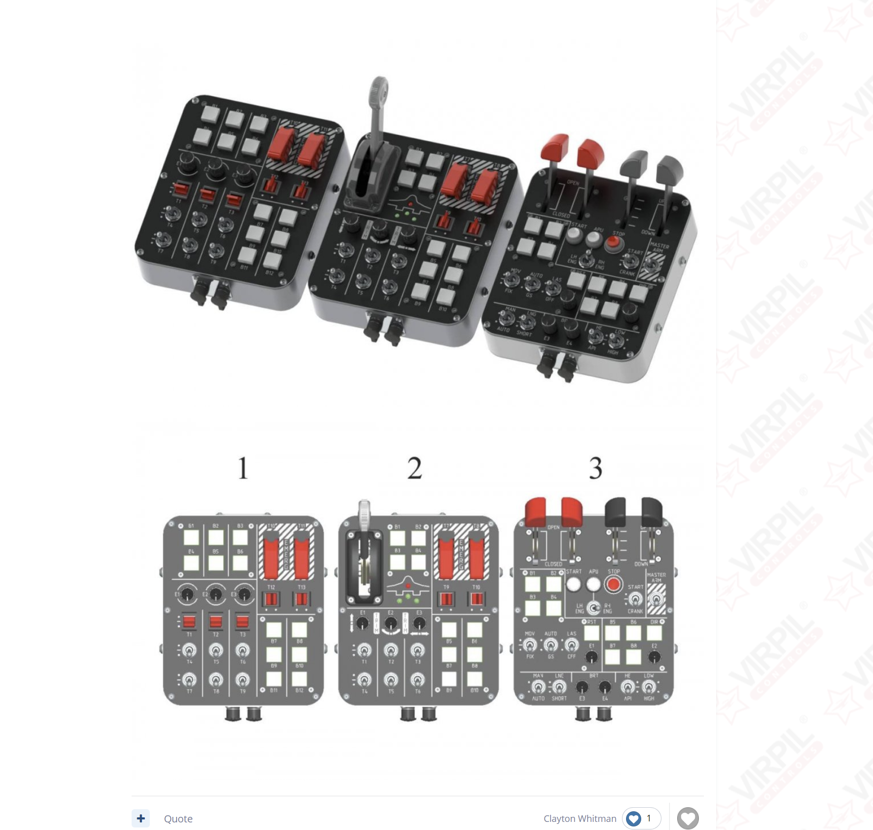 virpil control panel #1 setup and overview 