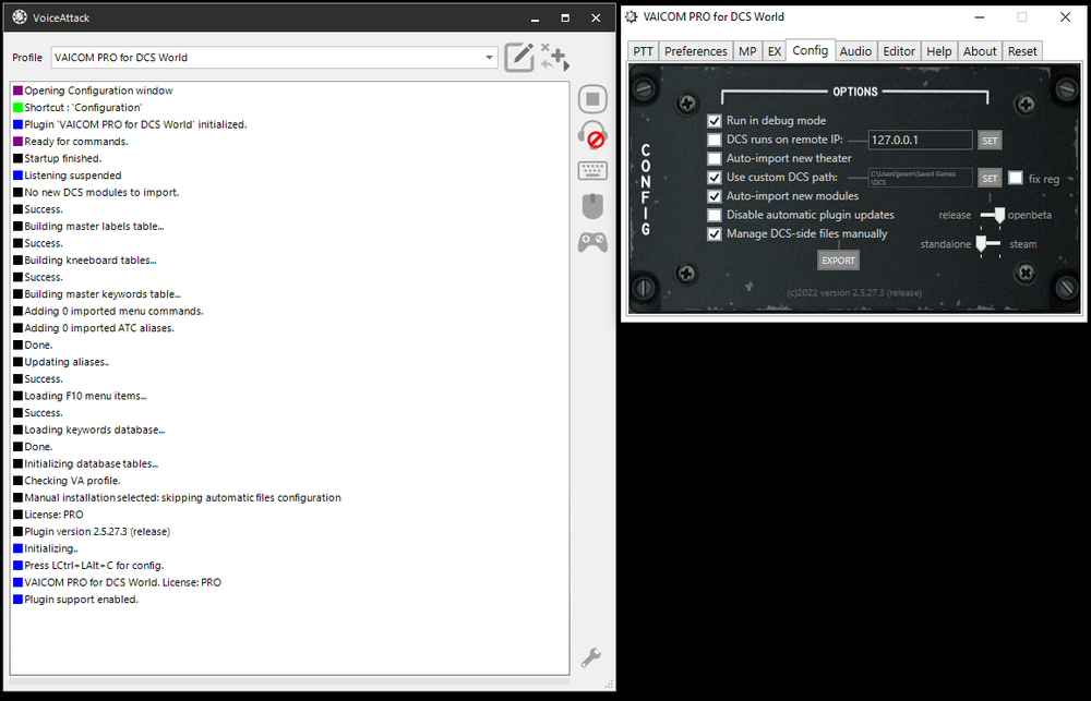 VA log VP Config.png