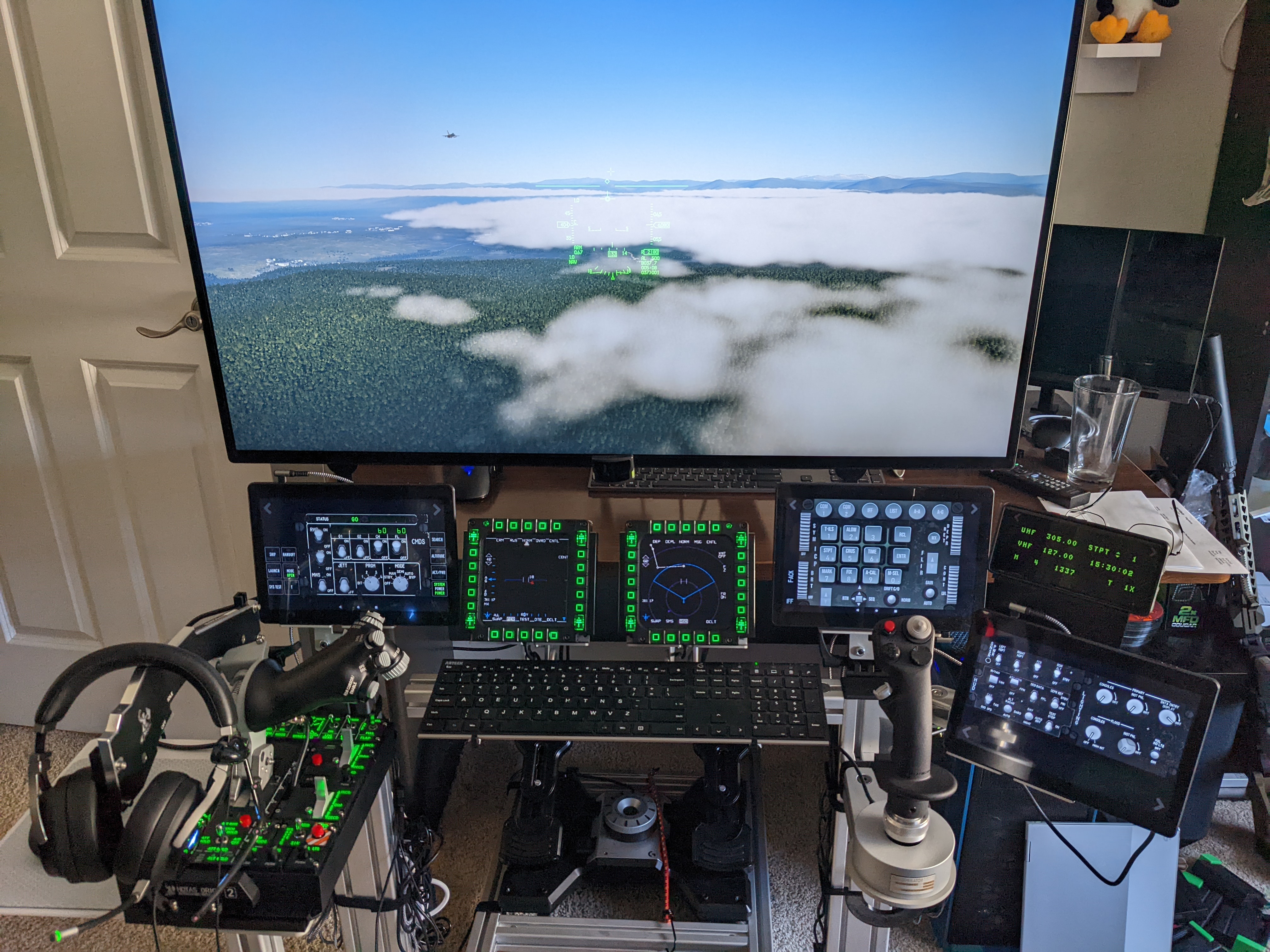 WINWING Orion 2 HOTAS F16 Viper MFSSB Flight Simulator Joystick