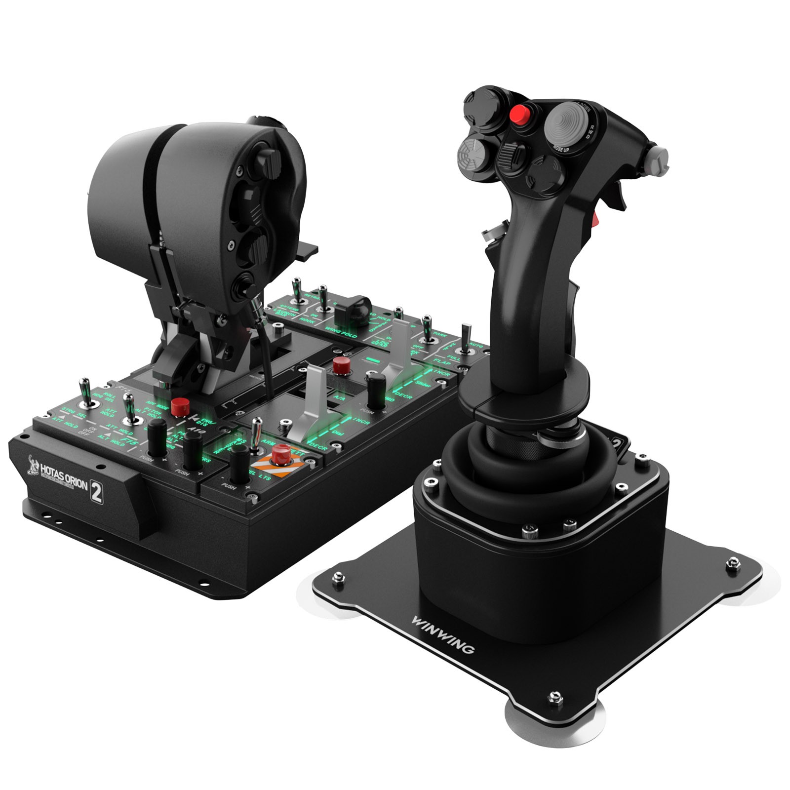 SOLD. Winwing Orion 2 HOTAS MAX/ FEX Viper Joystick/Base +