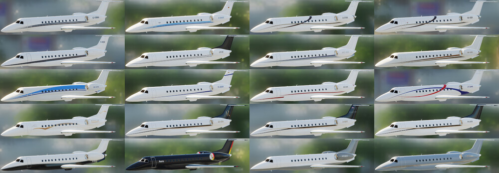 ERJ-135BJ liveries