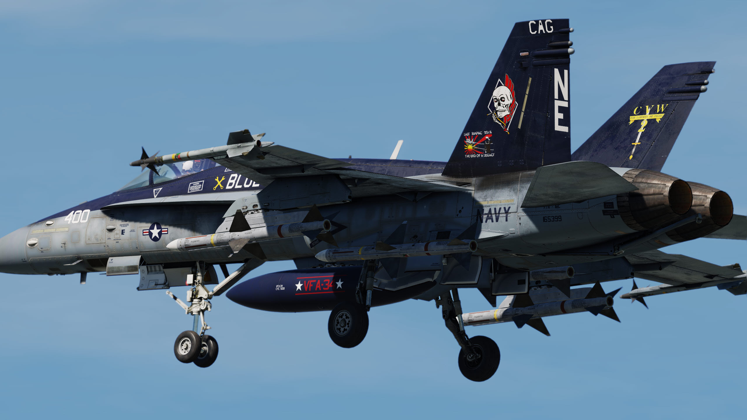 VFA34 Blue Blasters CAG F/A18C ED Forums