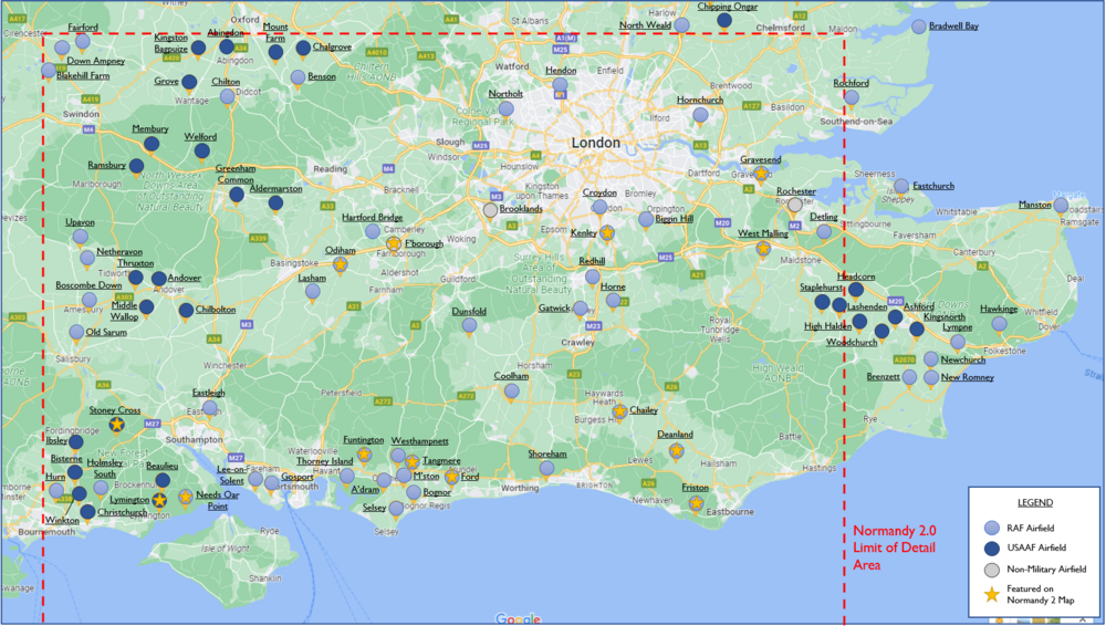 Normandy 2 Airfields Annotated.PNG