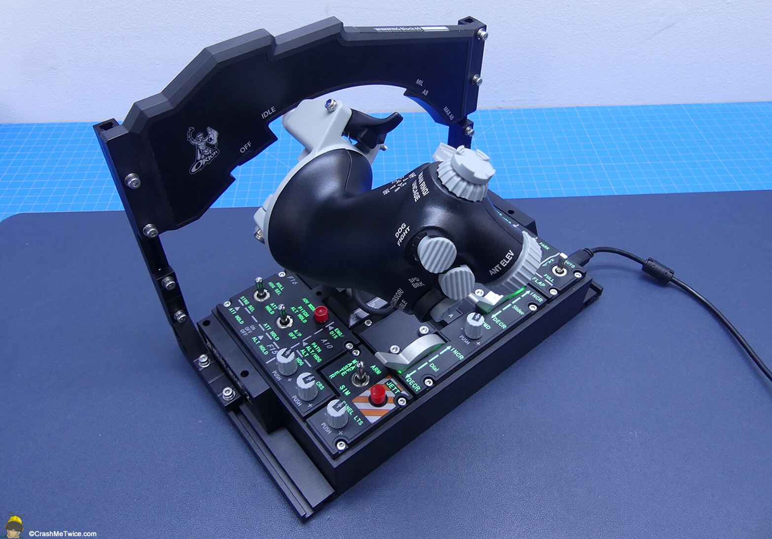WINWING Orion2 F-16EX Viper Throttle Combo arrived & ANT ELEV knob