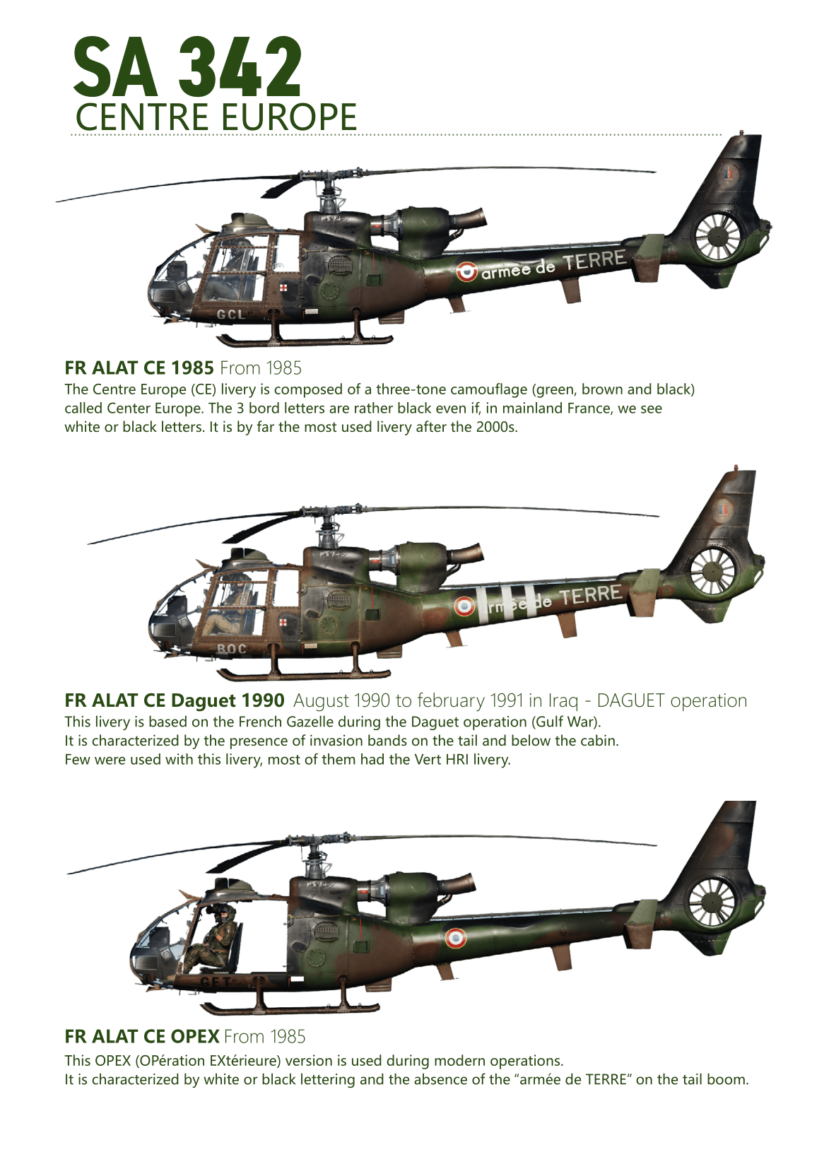 OH-17A Blue Thunder Skin for the SA342 Gazelle