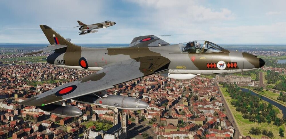 Hawker Hunter Mk6 RAF 45 Sqn Late 1974.jpg