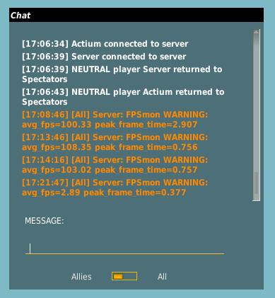 FPSmon.lua: Warn in Chat about Low Server Simulation Frame Rate or 