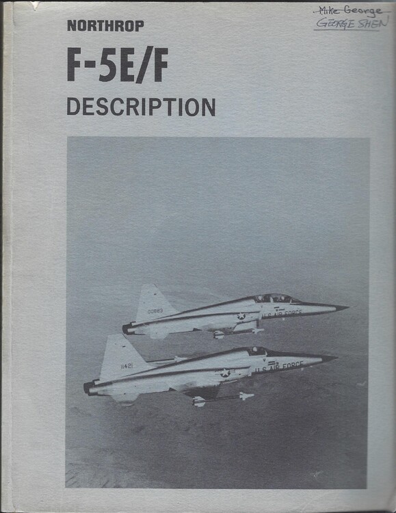 Cover Northrop F-5E Description NB 74-36 1976.jpg